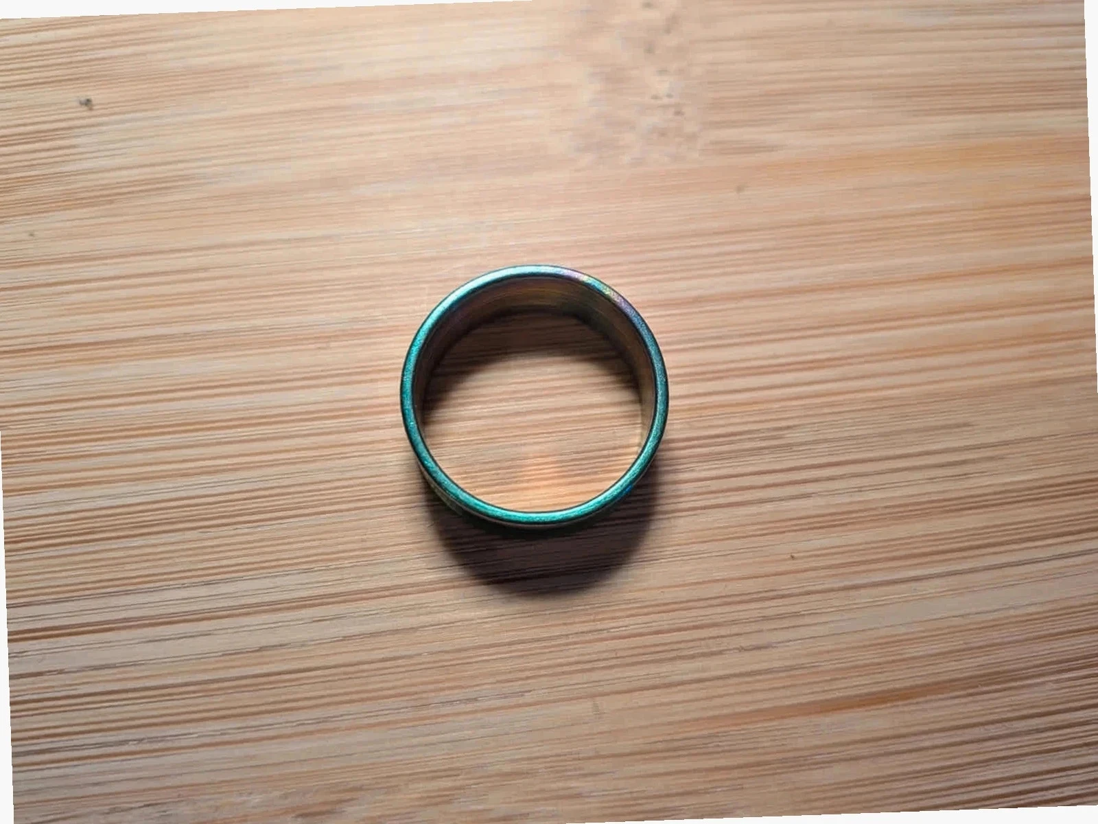Ring with metal sky. Size 53 – photo 4